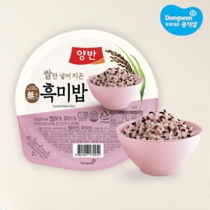 [동원] 양반 쌀만 넣어지은 흑미밥 130g 24개