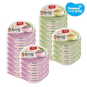 [동원] 양반 잡곡밥 130g (현미 12+흑미 12) 24개