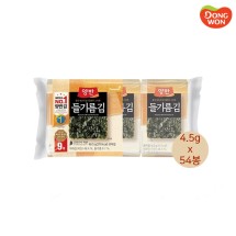 [동원] 양반 들기름김[식탁9P(9매)] X 6 (54봉)