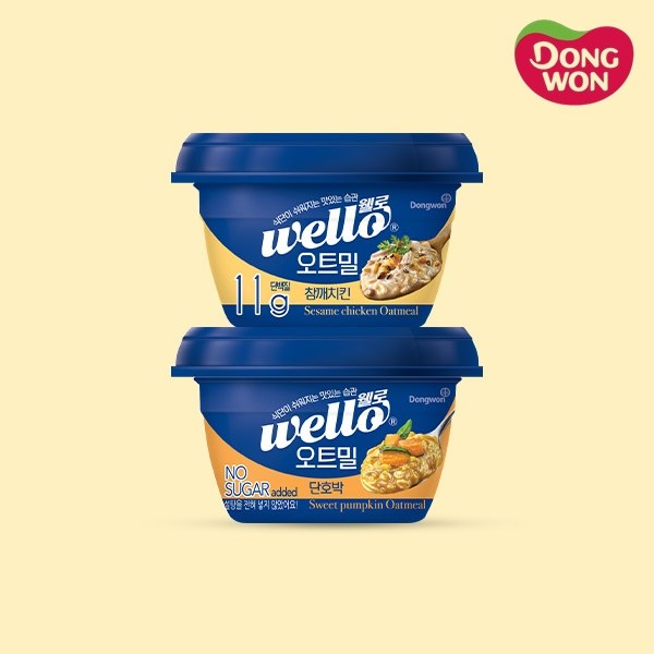 [동원] 웰로 오트밀 단호박 285g X 6개