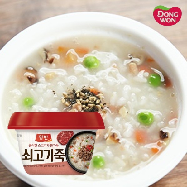 [동원] 양반 용기 쇠고기죽 285g X 12개