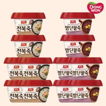 [동원] 양반 용기 전복죽 6개 + 밤단팥죽 6개