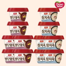 [동원] 양반 용기 밤단팥죽 6개 + 참치죽 6개