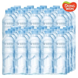 [무료배송] 동원샘물 무라벨 500ml 40개