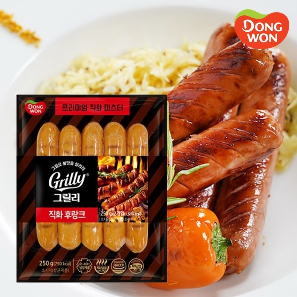 [동원] 그릴리 극한직화 후랑크 250g X 4봉