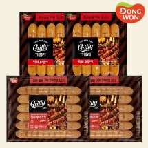 [동원] 그릴리 직화부어스트 500g X 2개 + 극한직화 후랑크 250g X 2개