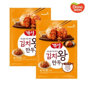 [동원] 개성 왕만두 대용량 고기2.1kg_김치2.1kg_감자1.9kg (총2봉) 택1개성 김치왕만두 2.1kg X 2봉