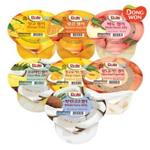 [동원] Dole 컵젤리 화이트코코_코코파인_백도_밀감_망고_황도요거트_망고요거트 200g X 12개 택1 밀감 200g X 12개