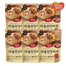[동원] 양반 수라 차돌 된장찌개 460g x 6개