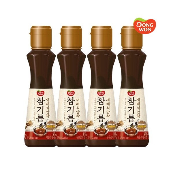 [동원] 재래식압착 참기름 160ml x 4병