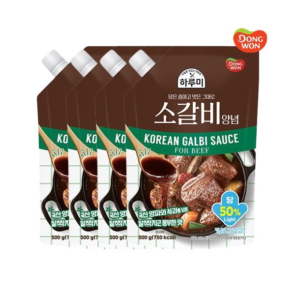 [동원] 하루미 소갈비양념 500g x 4봉