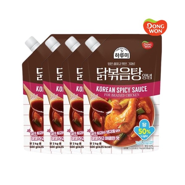 [동원] 하루미 닭볶음탕양념 500g x 4봉