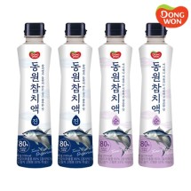 [동원] 참치액 진 500g 2병 + 참치액 순 500g 2병