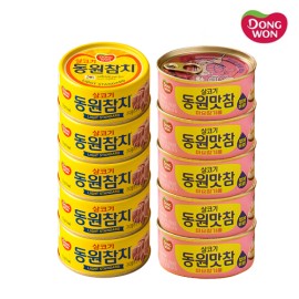 6) 참치 85g 5캔 + 맛참 마요참기름 참치 90g 5캔