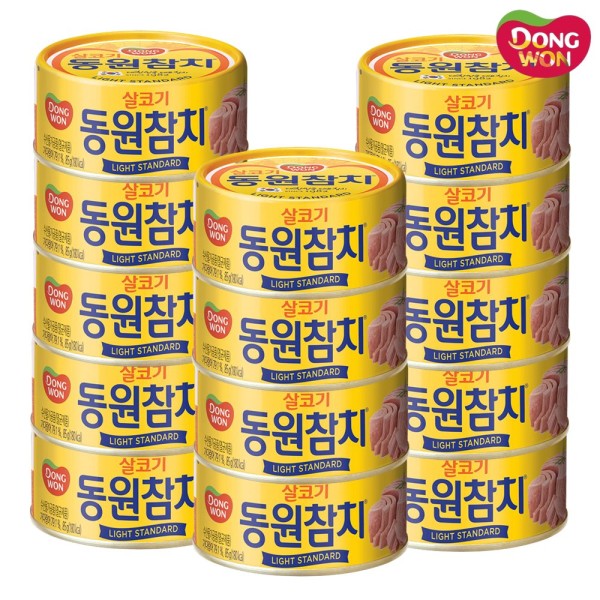 [동원] 라이트 스탠다드 참치 85g x 14캔