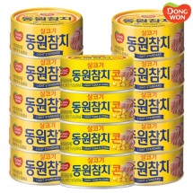 [동원] 라이트스탠다드 참치 85g 10캔 + 콘참치 85g 4캔