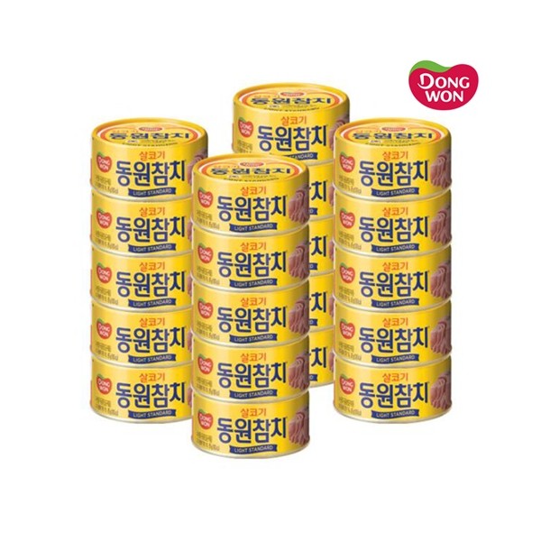 [동원] 라이트 스탠다드 참치 85g x 20캔