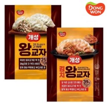 [동원] 압도적 고기함량 개성왕교자 만두 494g x 6봉(총2,964g) 고기_김치 택1개성왕교자 고기 494g 2봉 + 김치 494g 4봉