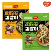 [동원] 양반 매콤/야채 바삭김말이 475g x 4개 택1야채 475g x 2개 + 매콤 475g x 2개