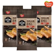[동원] 퀴진 크리스피 돈까스(통등심) 480g x 3개