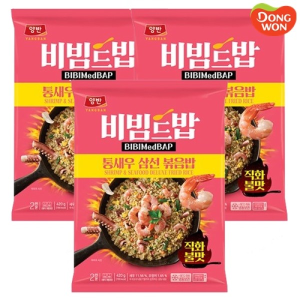 [동원] 비빔드밥 통새우삼선 볶음밥 420g x 3개