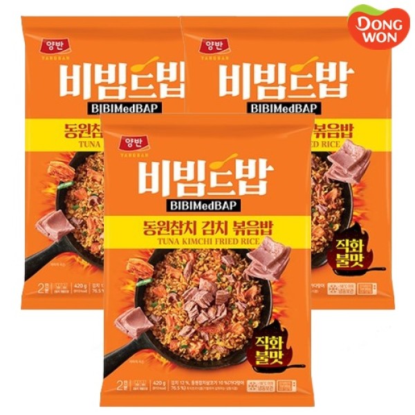 [동원] 비빔드밥 동원참치김치 볶음밥 420g x 3개