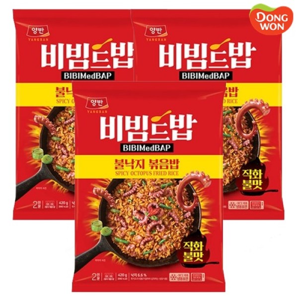 [동원] 비빔드밥 매콤불낙지 볶음밥 420g x 3개