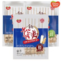 [동원] 부산어묵 진 사각꼬치 360g 2개 + 부산어묵 진 물떡꼬치 380g 1개