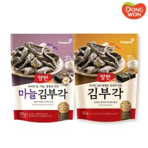 [동원] 김부각 50g 4봉 + 마늘김부각 50g 4봉