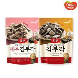 [동원] 김부각 50g 4봉 + 새우김부각 50g 4봉