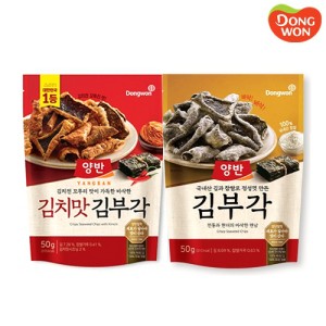 [동원] 김부각 50g 4봉 + 김치 김부각 50g 4봉