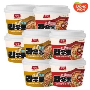 [동원] 양반 얼큰_해물 라우동 (컵) 194.5g 8개 택1