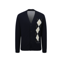 [캘러웨이] 남성 아가일 버튼형 가디건 (그린/네이비)