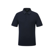 [캘러웨이] 남성 여름 트랜스퍼 자가드 티셔츠 (네이비)