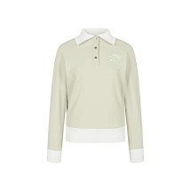 [캘러웨이] 여성 봄 와플 일자핏 티셔츠 (라이트 그레이)