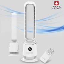 [스위스밀리터리] 블랑 날개없는 선풍기(리모컨 포함)(SMA-FB50W)