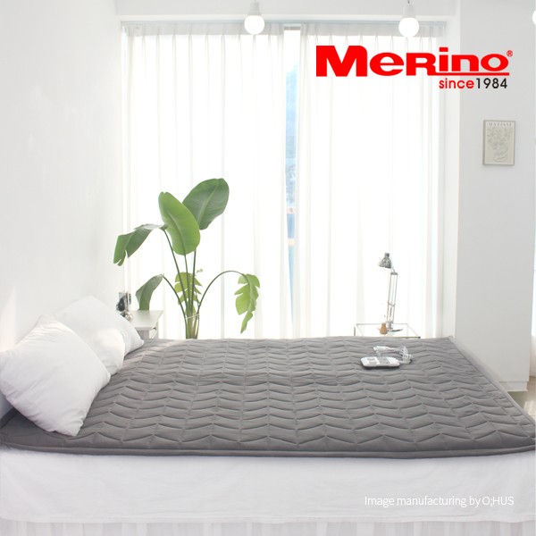 [메리노] EMF인증 스마트 디지털 카본 탄소열선 전기매트 싱글 HM-250C 커버분리형/별도 고급커버 포함/커버 탈부착 별도세탁 가능/위생적