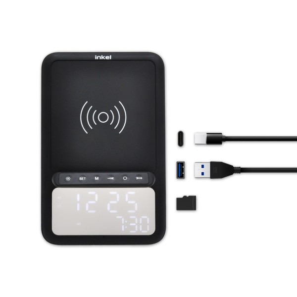 [인켈] 무선충전 거치  스피커 CUBE