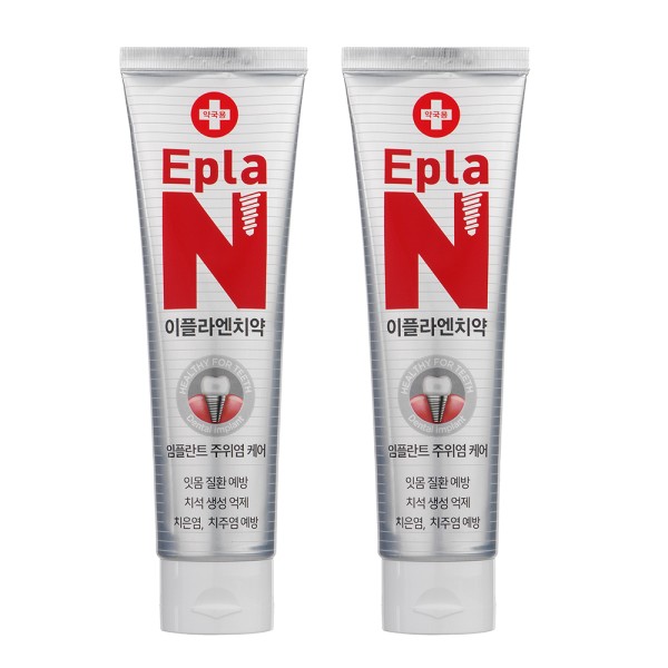 (치과,약국판매) [이플라엔] 잇몸(임플란트)치약180gx2개 세트