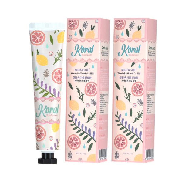 (신세계백화점 판매) [코랄] 치약단품2호