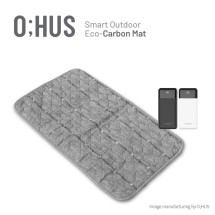 [O;HUS] 오후스 스마트 아웃도어 겸용 1인용 카본 전기매트+20,000mAh 초대용량 파워뱅크 세트