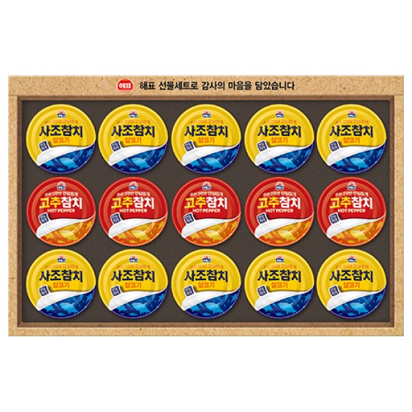 [사조] 참치종합 4호 선물세트