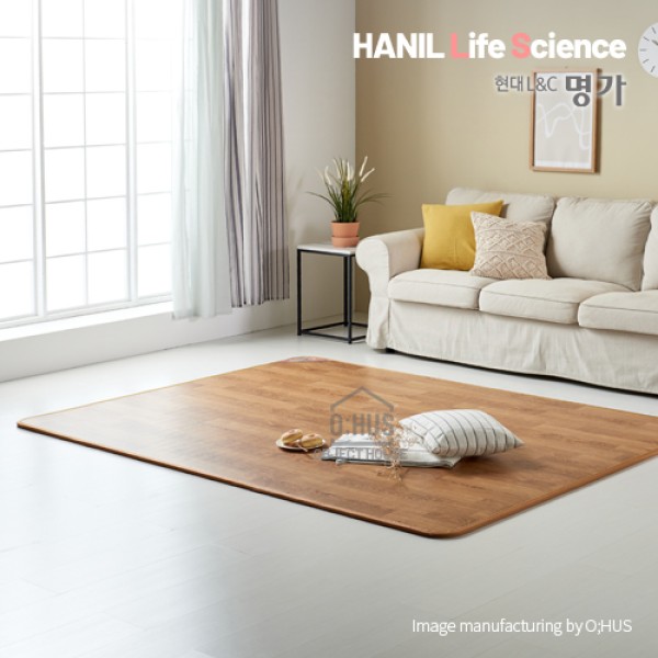 [한일생활과학] 현대엘엔씨 프리미엄 名家 온돌마루_오크 카페트매트 2난방 특대형_183*280cm