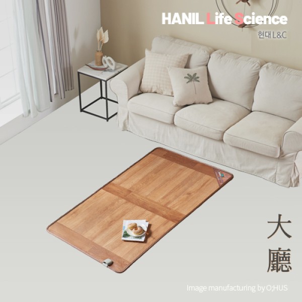 [한일생활과학] 현대엘엔씨 프리미엄 名家 대청마루 카페트매트 미니싱글_70*183cm