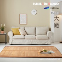 [한일생활과학] 현대엘엔씨 프리미엄 名家 대청마루 카페트매트 2난방 특대형_183*280cm