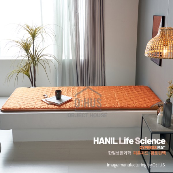 [한일생활과학] 피톤치드 황토+편백 전기매트 싱글 1난방 100*200cm