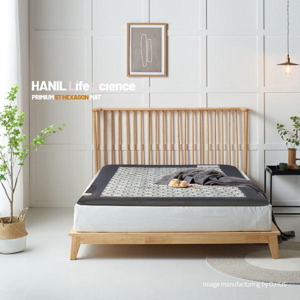 [한일생활과학] 프리미엄 5T 헥사곤 전기매트 더블 2난방 150*200cm