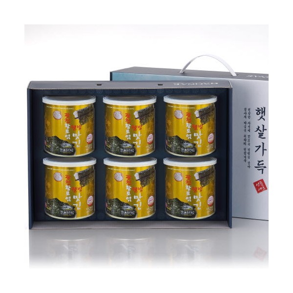 햇살가득 광천김 프리미엄 캔1호