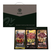 [칸육포] 수제한우육포 3종 선물세트 180g
