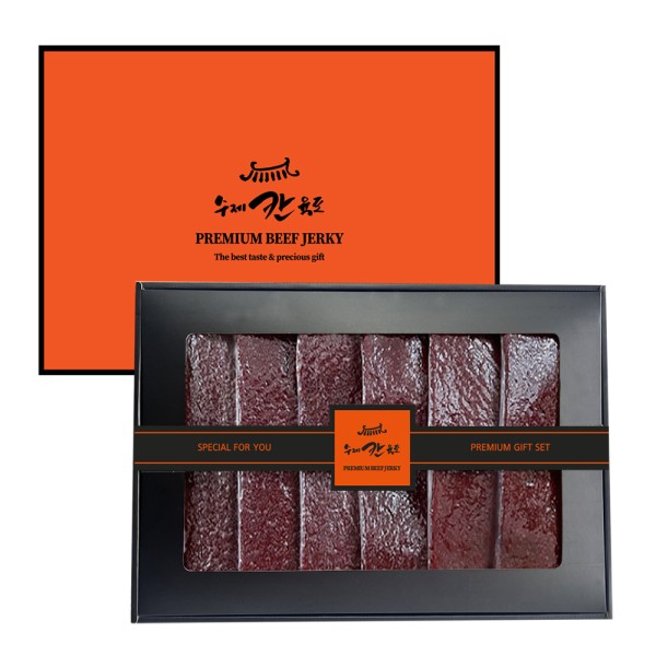 [칸육포] (국내산)촉촉통통 수제 쇠고기육포 선물세트 360g